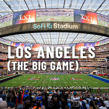 Private jet charter to Super Bowl LXI in Los Angeles