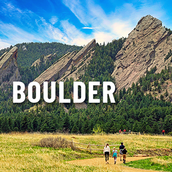 Private jet charter to Boulder, Colorado